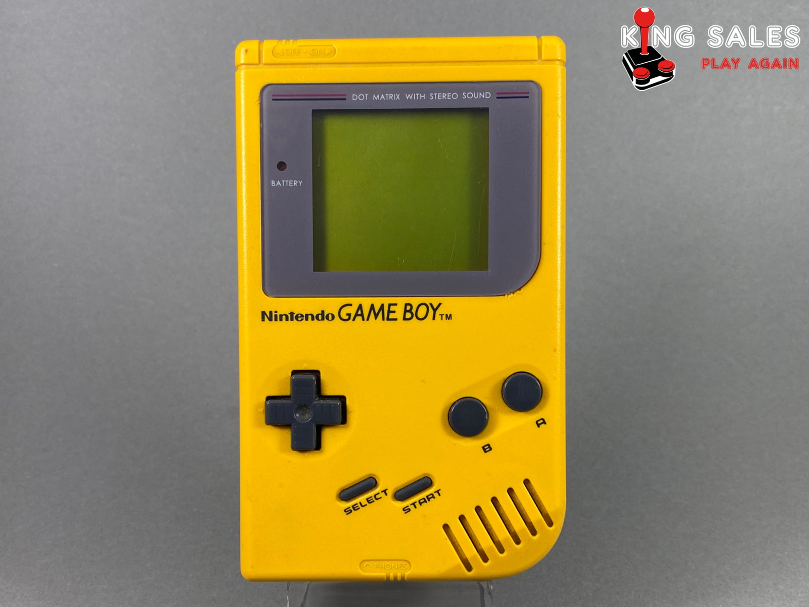 Game Boy Videospiel Konsole gelb von vorne