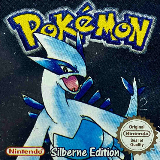 Nintendo Game Boy Videospiel Pokémon silber Modul von vorne guter Zustand