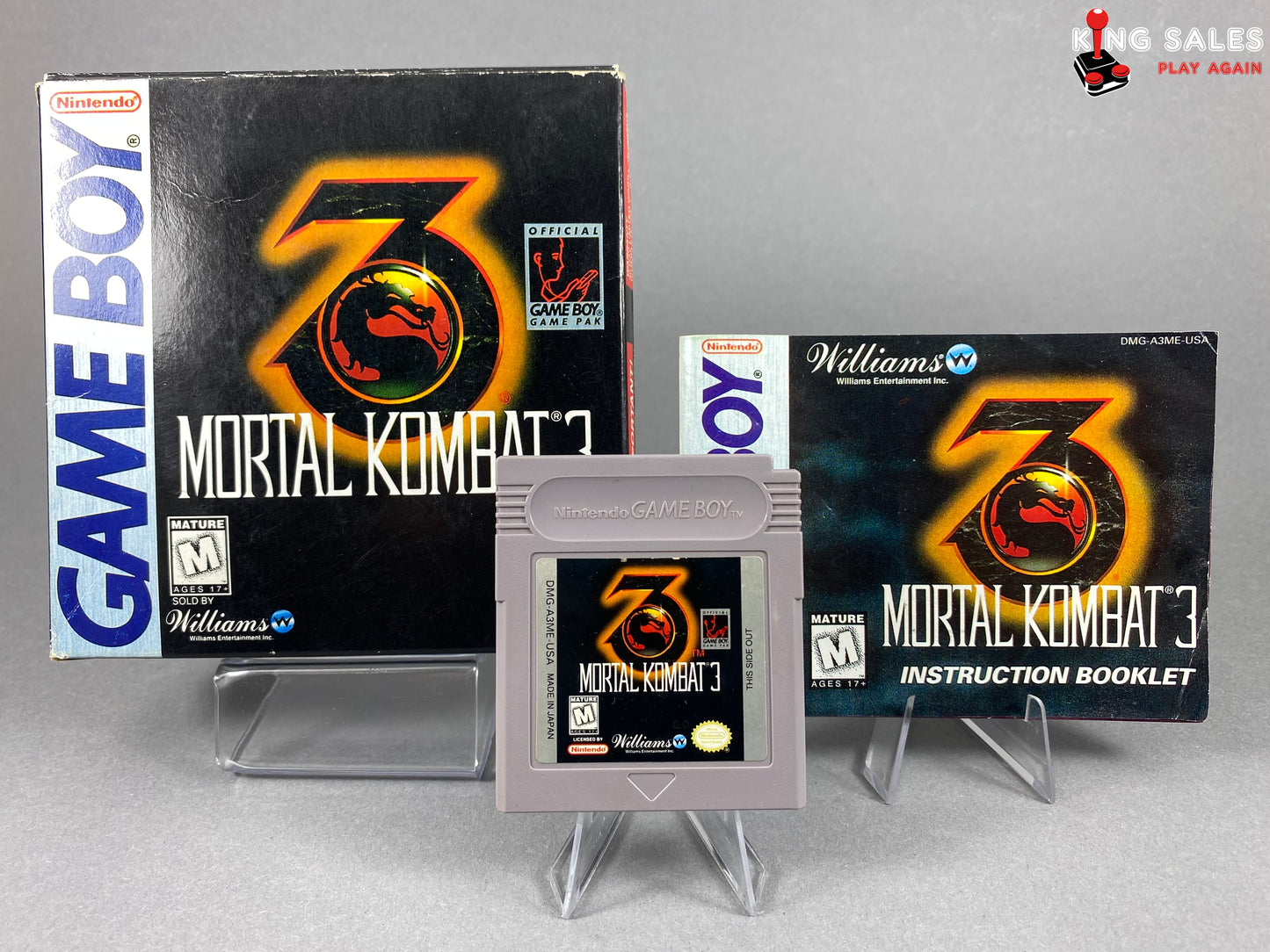 Game Boy Videospiel Mortal Kombat 3 in OVP mit Anleitung und Modul US-Version