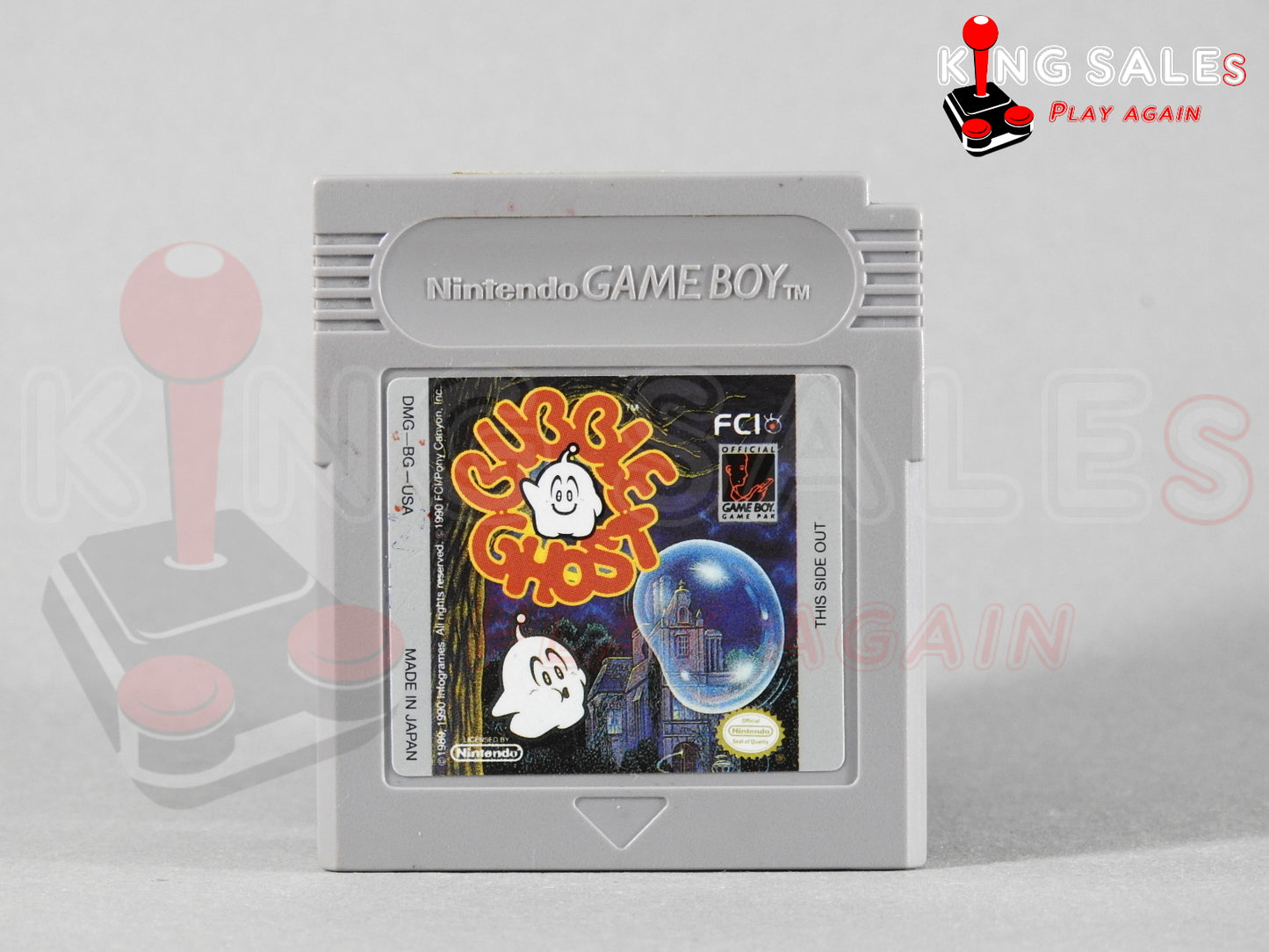 Gameboy Spiel Bubble Ghost Modul von vorne