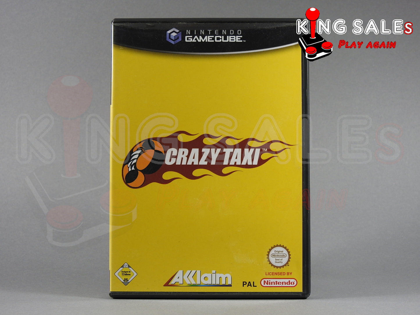 Nintendo Gamecube Videospiel Crazy Taxi Hülle von vorne