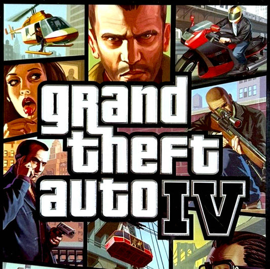 PlayStation 3 Videospiel Grand Theft Auto IV Hülle von vorne