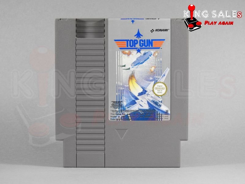 Nintendo NES Videospiel Top Gun Modul von vorne