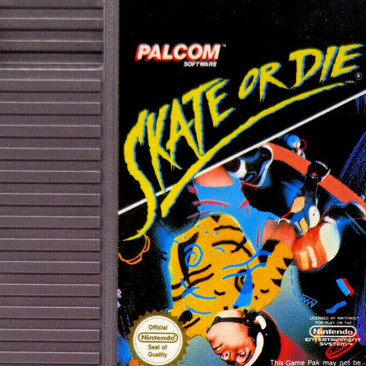 Nintendo NES Videospiel Skate or Die Modul von vorne
