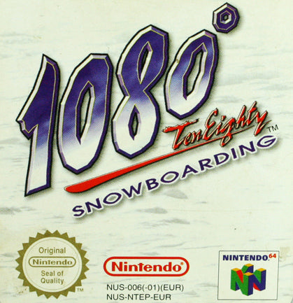 Nintendo 64  Videospiel Modul 1080 Snowboarding von vorne