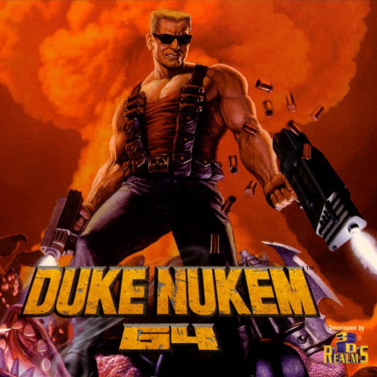 Nintendo 64  Videospiel Modul Duke Nukem 64 von vorne