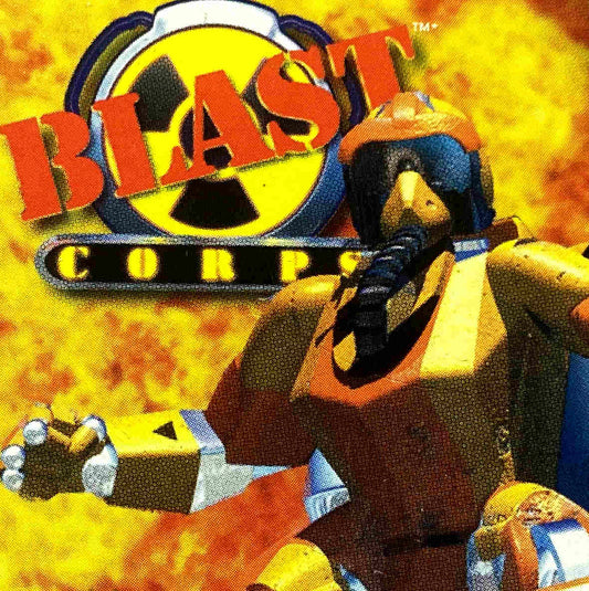 Nintendo 64  Videospiel Modul Blast Corps von vorne