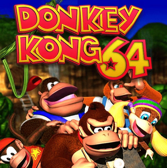Donkey Kong 64 Nintendo 64 Videspiel Modul von vorne