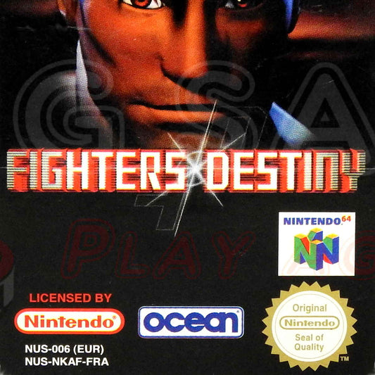 Nintendo 64  Videospiel Modul Fighters Destiny von vorne