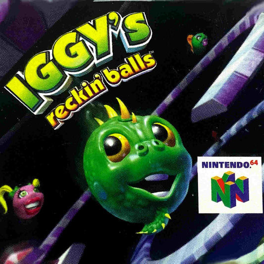 Nintendo 64  Videospiel Modul Iggys recking balls von vorne