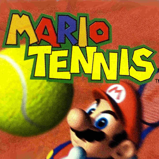 Nintendo 64  Videospiel Modul Mario Tennis von vorne