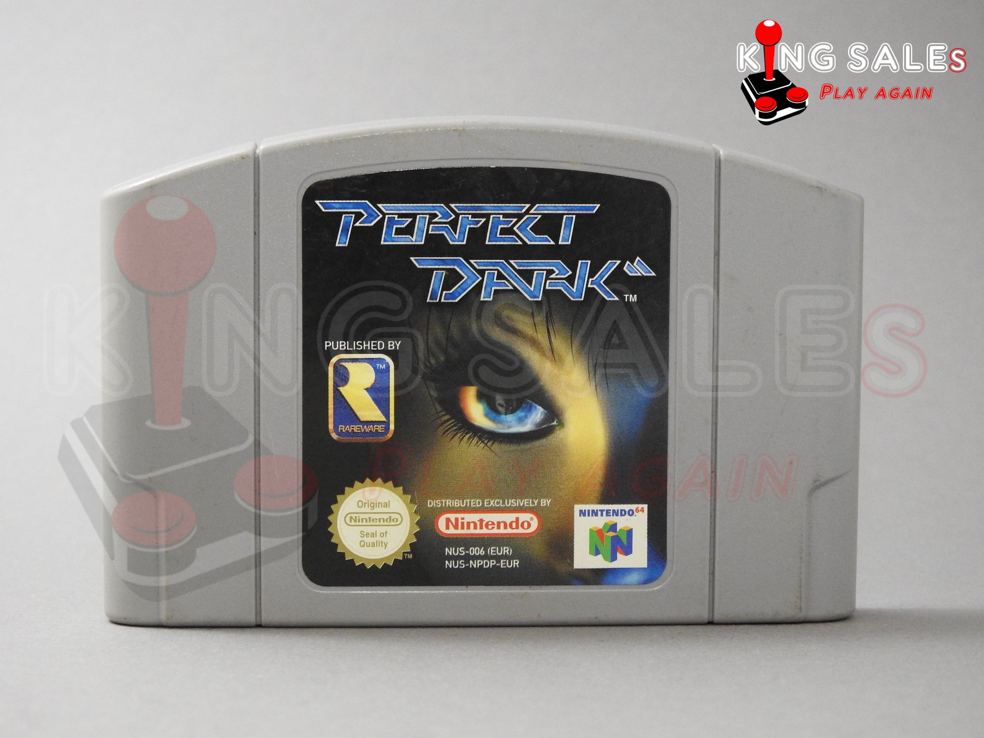 Perfect Dark Nintendo 64 Videspiel Modul von vorne
