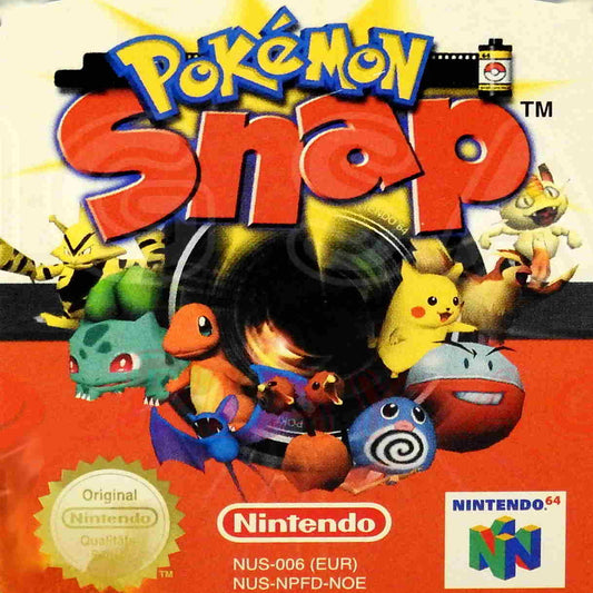 Nintendo 64  Videospiel Modul Pokémon Snap von vorne