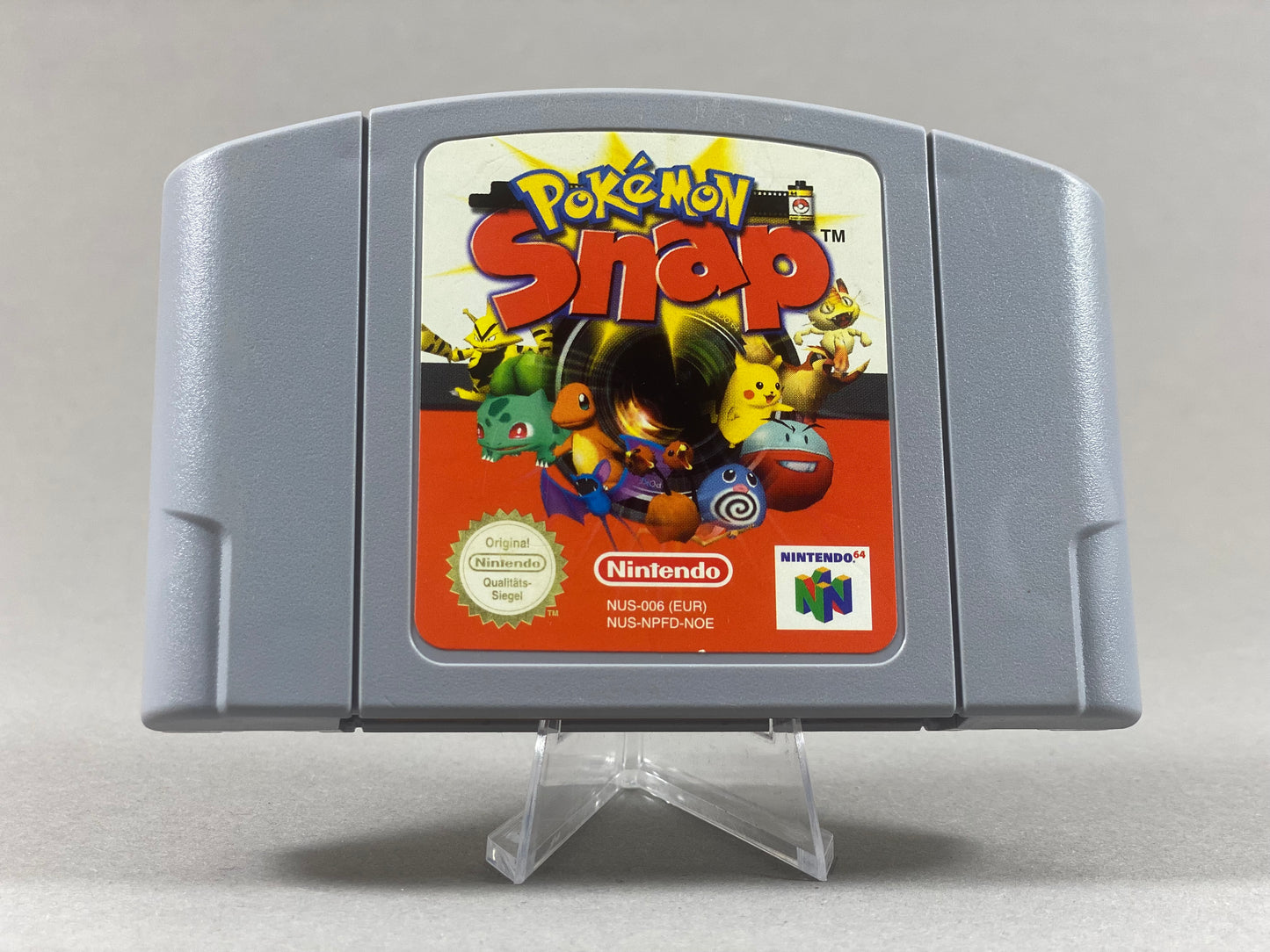 Nintendo 64  Videospiel Modul Pokémon Snap von vorne