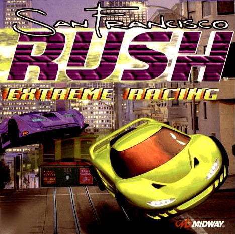 Nintendo 64  Videospiel Modul San Francisco Rush Extreme Racing von vorne