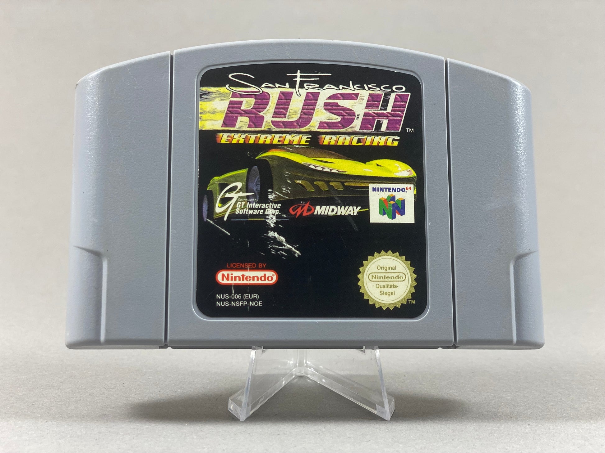 Nintendo 64  Videospiel Modul San Francisco Rush Extreme Racing von vorne