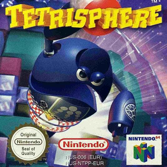 Nintendo 64 Videospiel Tetrisphere Modul von vorne