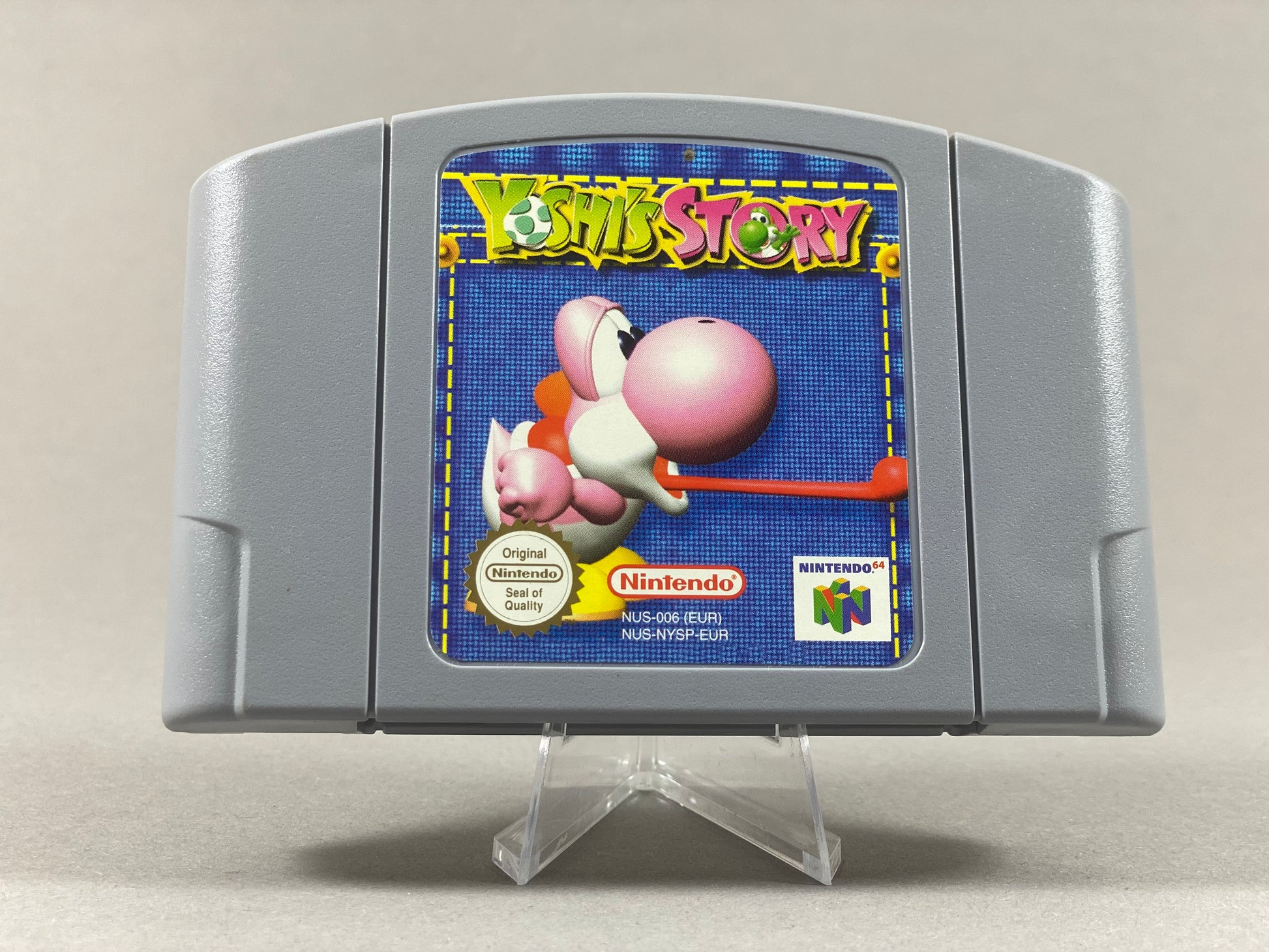 Nintendo 64  Videospiel Modul Yoshi's Story von vorne