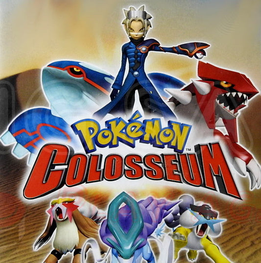 Nintendo Gamecube Videospiel Pokemon Colosseum Hülle mit Anleitung und Disc