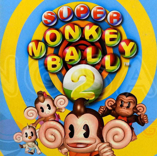 Nintendo Gamecube Videospiel Super Monkey Ball 2 Hülle mit Anleitung und Disc