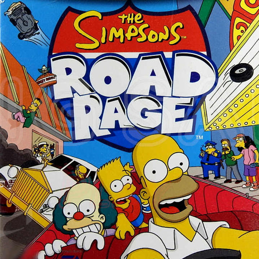 Nintendo Gamecube Videospiel The Simpsons Road Rage Hülle mit Anleitung und Disc