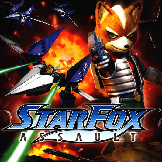 Gamecube Videospiel StarFox Assault Hülle mit Anleitung und Disc