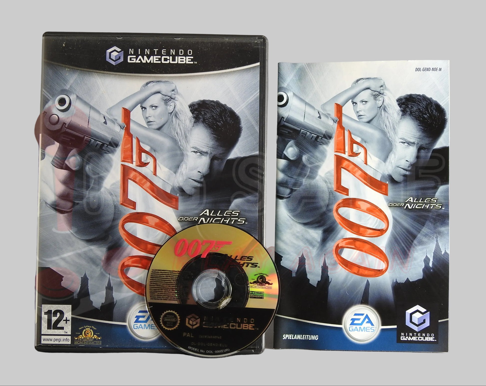 Nintendo Gamecube Videospiel James Bond 007 Alles oder nichts Hülle mit Anleitung und Disc