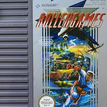 Nintendo NES videospiel Rollergames odul von vorne