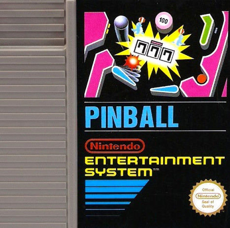 Nintendo NES Videospiel Pinball Modul von vorne