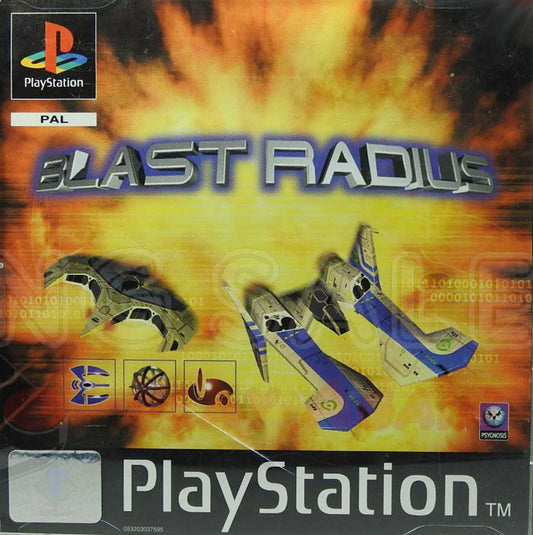 PlayStation Videospiel Blast Radius Hülle mit Anleitung und Disc