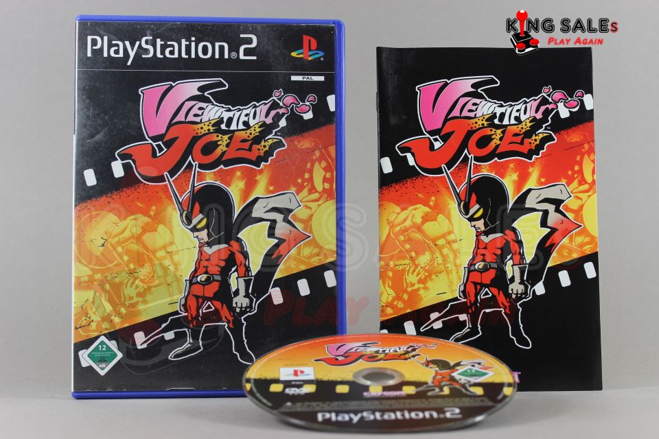 PlayStation 2 Videospiel Viewtiful Joe Hülle mit Anleitung und Disc