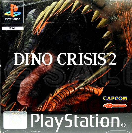 PlayStation Videospiel Dino Crisis 2 Cover von vorne