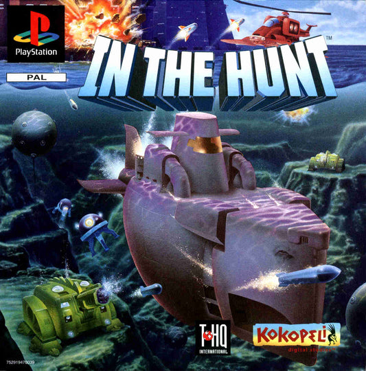 PlayStation Videospiel In the Hunt Hülle mit Anleitung und Disc