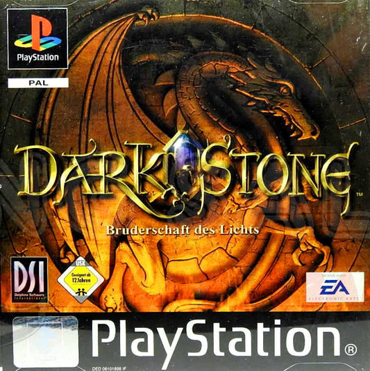 PlayStation Videospiel Darkstone Hülle mit Anleitung und Disc