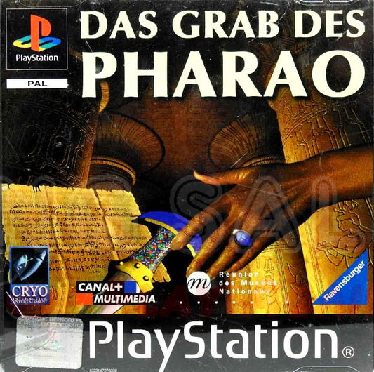 PlayStation Videospiel Das Grab des Pharao Hülle mit Anleitung und Disc