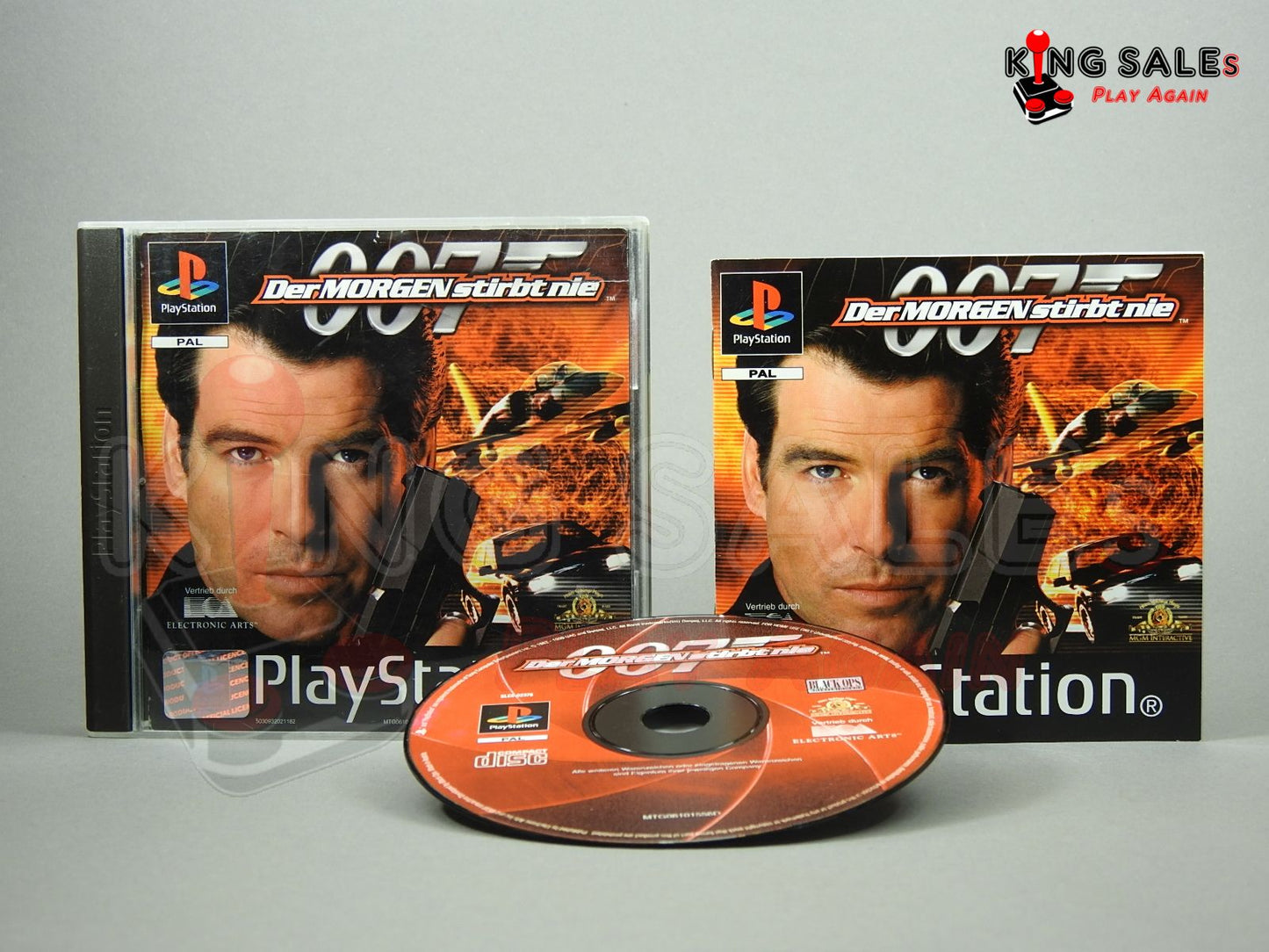 PlayStation Videospiel Der Morgen stirbt nie James Bond 007 Hülle mit Anleitung und Disc