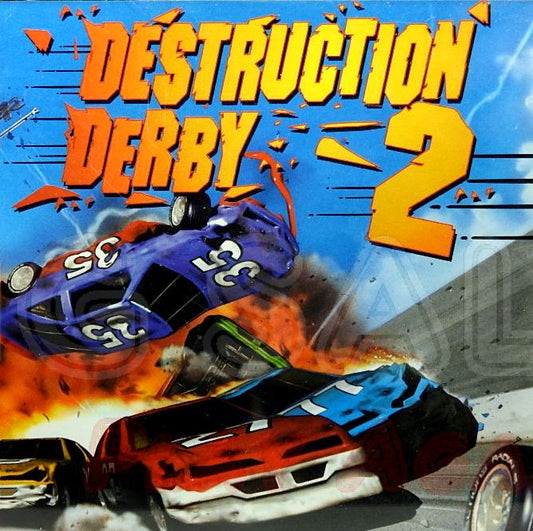 PlayStation Videospiel Destruction Derby 2 Hülle mit Anleitung und Disc