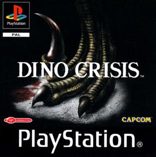 PlayStation Videospiel Dino Crisis Hülle mit Anleitung und Disc