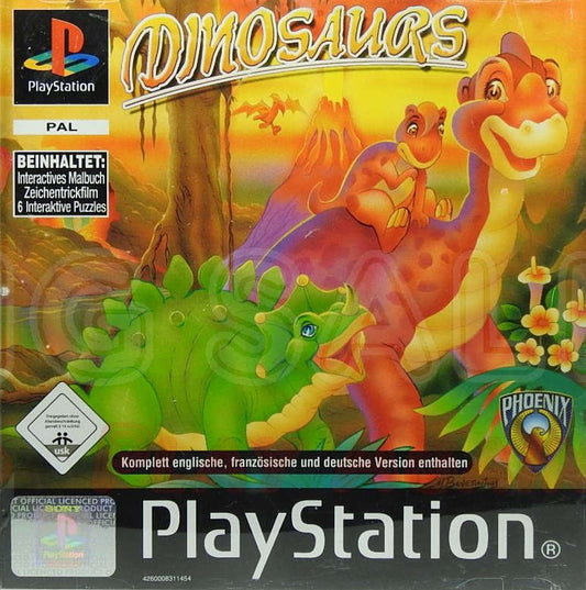 PlayStation Videospiel Dinosaurs Hülle mit Anleitung und Disc