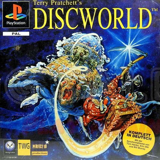 Playstation Videospiel Discworld Hülle mit Anleitung und Disc