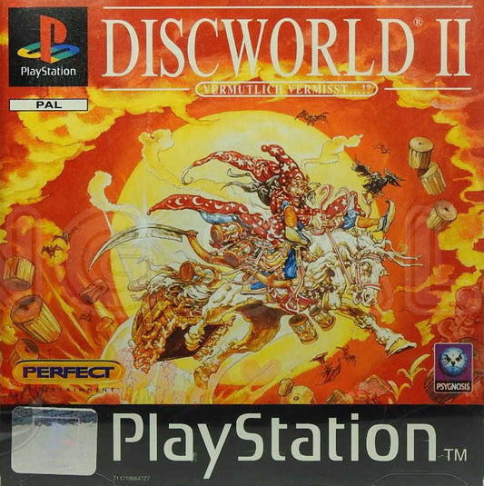 PlayStation Videospiel  Discworld 2 Hülle mit Anleitung und Disc