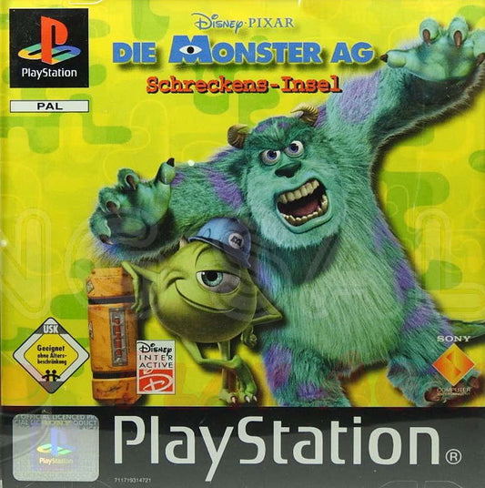 PlayStation Videospiel Disney Pixar Die Moster AG Schreckensinsel
Hülle mit Anleitung und Disc