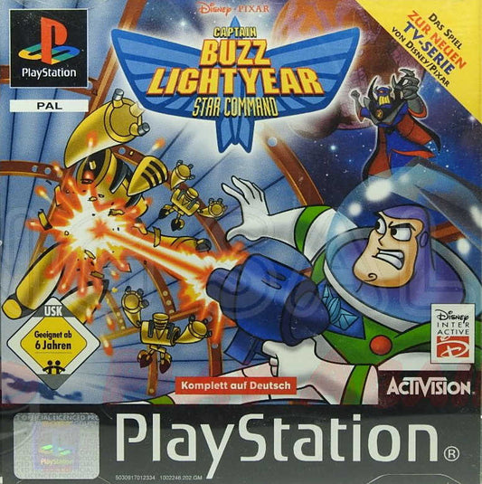 PlayStation Videospiel  Disney Pixar Captain Buzz Lightyear Hülle mit Anleitung und Disc