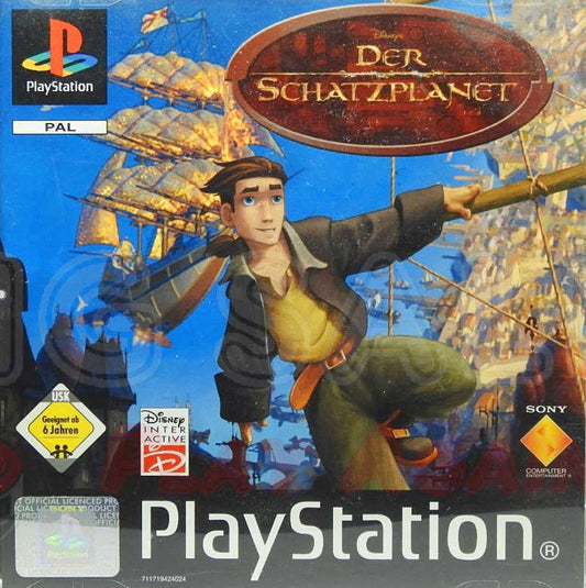 PlayStation Videospiel Disneys Der Schatzplanet Hülle mit Anleitung und Disc