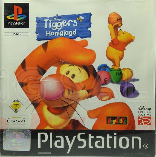 PlayStation Videospiel Disneys Tiggers Honigjagd Hülle mit Anleitung und Disc