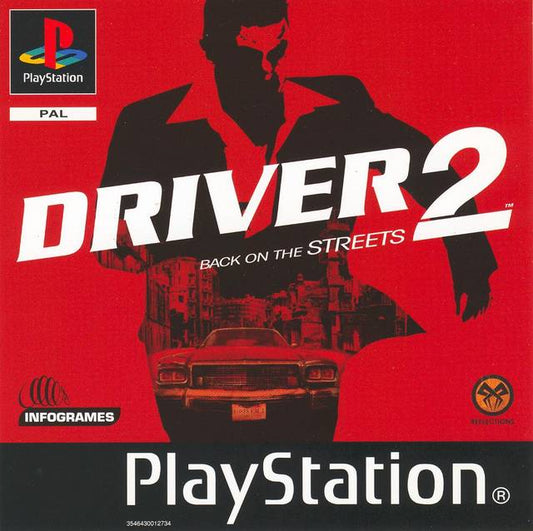 PlayStation Videospiel Driver 2 Hülle mit Anleitung und Disc