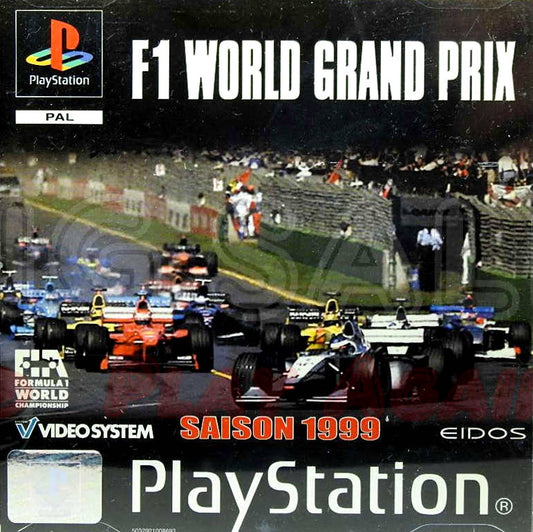 PlayStation Videospiel F1 World Grand Prix Hülle mit Anleitung und Disc