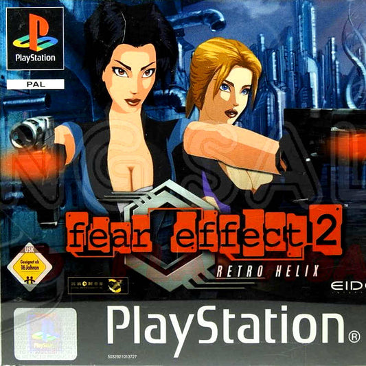 PlayStation Videospiel Fear Effect 2 Retro Helix Hülle mit Anleitung und Disc