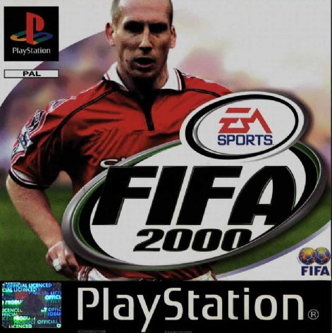 PlayStation Videospiel FIFA 2000 Hülle mit Anleitung und Disc