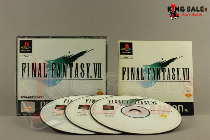 PlayStation Videospiel Final Fantasy VII Hülle mit Anleitung und Disc